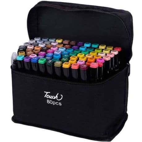 Art Marker Set 80Pc Color