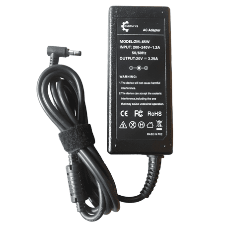 Comways - Replacement Charger For Lenovo 65W 20V 3.25A ( 4.0mm x 1.7mm )