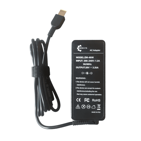 Comways - Replacement Charger For Lenovo 65W 20V 3.25A - ( USB PIN )