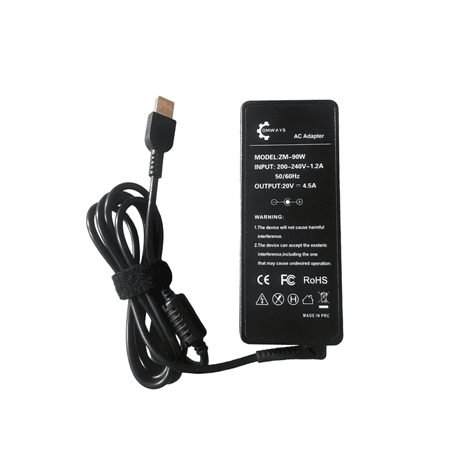 Comways - Replacement Charger For Lenovo 90W 20V 4.5A - ( USB PIN )