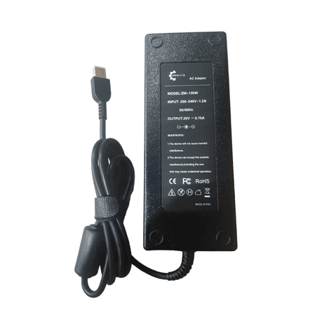 Comways - Replacement Laptop Charger For Lenovo (USB PIN) 20V 6.75A - 135W