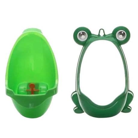 Phunk Frog Plastic Children Training Pee Potty Toilet - Green