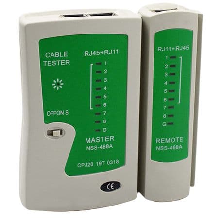 Professional RJ45 and RJ11 Cable Lan Network Tester