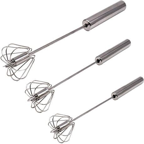 Stainless Steel Egg Whisk (3 Pack)