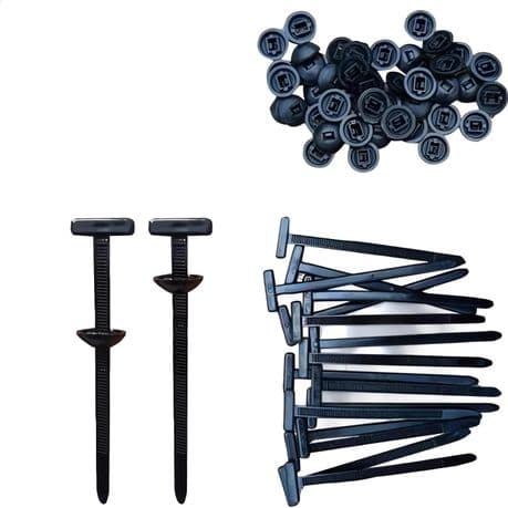 100Pcs Self-locking Nylon Cable Ties for Car Repair, Home Cable Management variant image 1