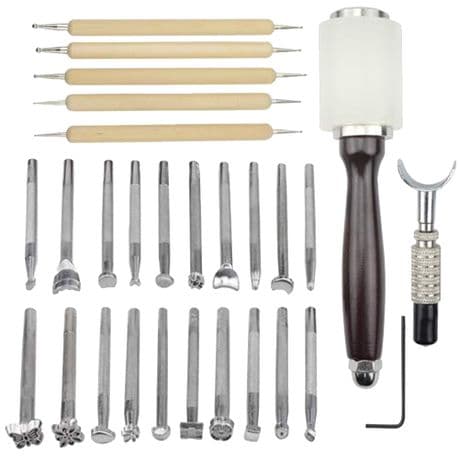 28 Pieces Leather Craft Hand Tools Kit variant image 1