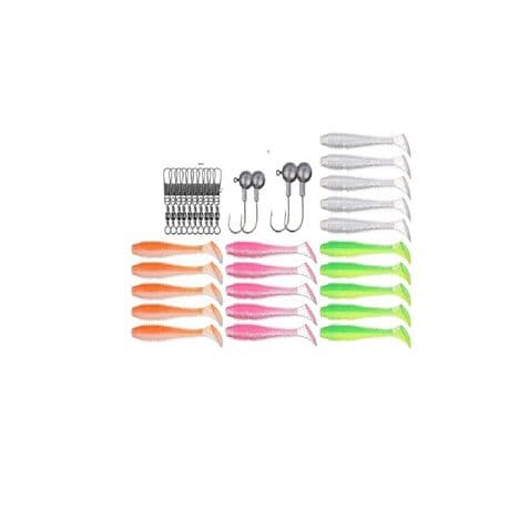 35 Piece Artificial Soft Baits Set variant image 1