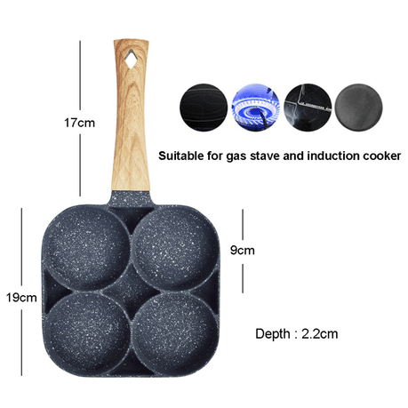 4 In 1 Multi-Functional Non-Stick Frying Pan variant image 1