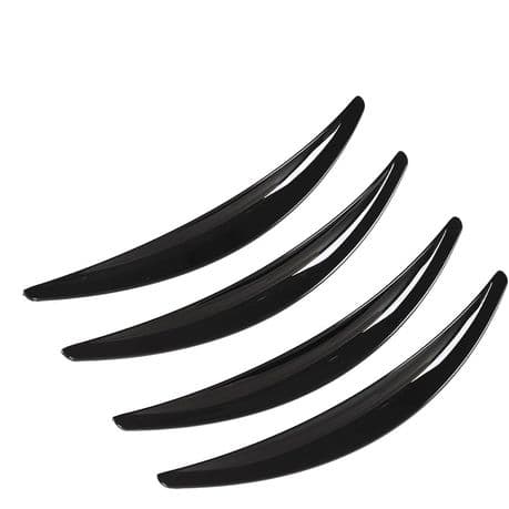 4 Piece Mud Flap Splash Guards Arch Wheel Eyebrows - Black variant image 1