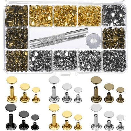 480 Piece Leather Rivets Double Cap Rivet variant image 1