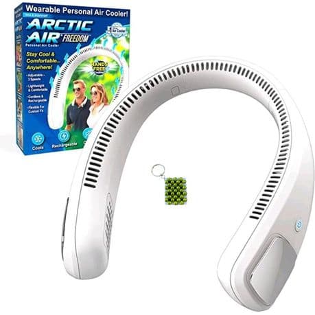 Arctic Air Wearable Personal Air Cooler - Additional Free Free Key Holder variant image 1