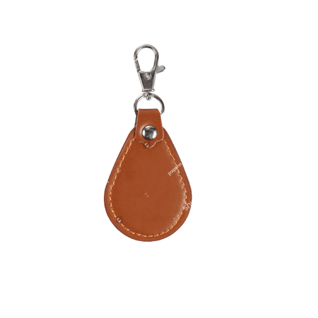 Brown- Leather Keychain For Car Keys variant image 1