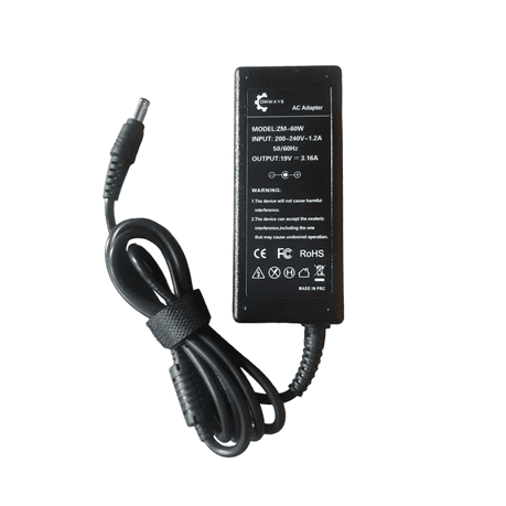 Comways - Replacement Charger For Samsung 60W 19V 3.16A ( 5.5mm x 3.0 mm ) variant image 1