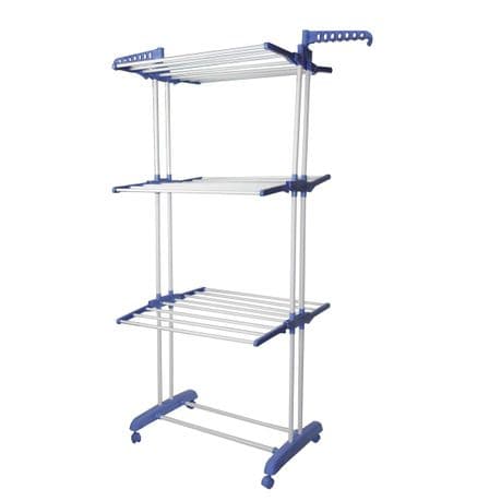 Extra Foldable Large Clothes Airer 3 Tier Outdoor Laundry Dryer Rack Line variant image 1