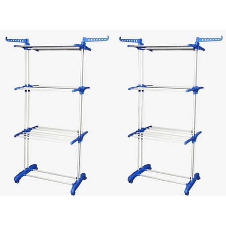 Homeware 4U - 3 Layered Clothes Drying Rack - 2 Pack variant image 1
