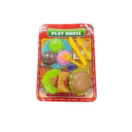 Kitchen Play House Food Toy Simulation Burger, Donuts, and Chicken Nuggets variant image 1