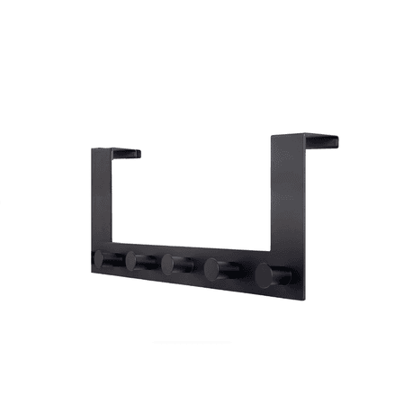 Matte Black Door Hook- 5 Hooks variant image 1
