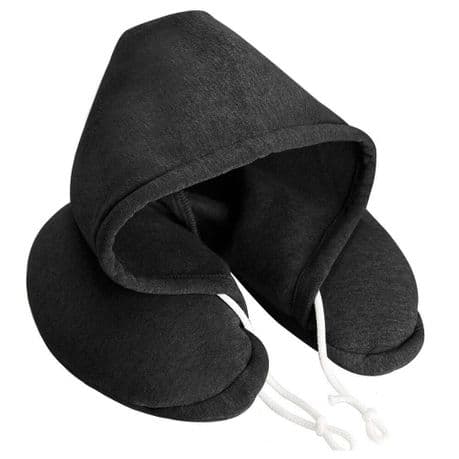 Neck Pillow With Hood, Neck Support Pillow For Travel And Office Use variant image 1