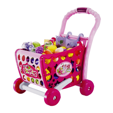 Shopping Cart - Trolley-Style Play Set - Pink variant image 1