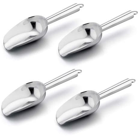 Stainless Steel Kitchen Utility Scoops, Ideal for Candy/Ice Cube/Flour etc variant image 1