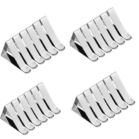 Stainless Steel Patio Table Clips Hold Table Cloth 24 Piece variant image 1