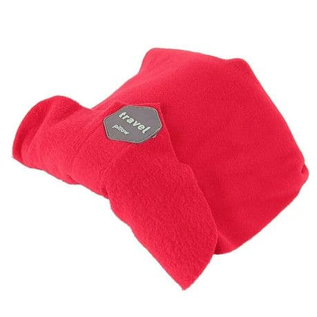 Super Soft Inflatable Neck Support Travel Pillow - Red variant image 1