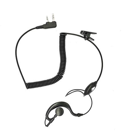 Two Way Radio Earphone Walkie Talkie Headset 2 Pin Earpiece variant image 1