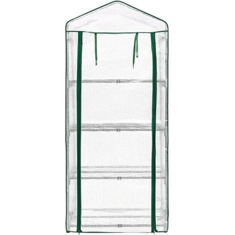 Walk-in Greenhouse Replacement Cover with Roll-Up Zipper Door Greenhouse variant image 1