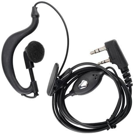 Walkie Talkie Earpiece Headset For Baofeng Two Way Radio variant image 1
