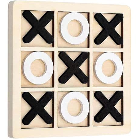 Wooden Tic Tac Toe Game variant image 1