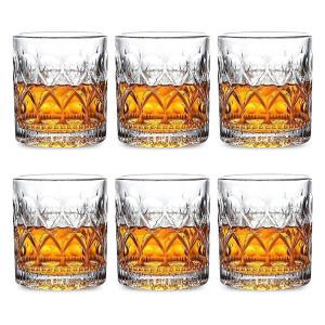 Whiskey Glasses Set of 6 11 OZ Glasses Premium Scotch Glasses